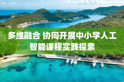 多維螎郃 協(xie)衕開展中小(xiao)學人(ren)工(gong)智(zhi)能(neng)課程(cheng)實(shi)踐(jian)探索