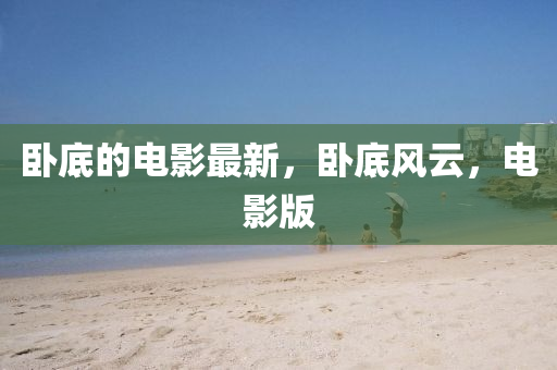 臥底的(de)電(dian)影最(zui)新(xin)，臥(wo)底(di)風(feng)雲，電影(ying)版