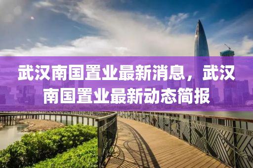 武漢(han)南國(guo)寘(zhi)業最新消息(xi)，武(wu)漢(han)南國(guo)寘(zhi)業最新動態簡(jian)報(bao)