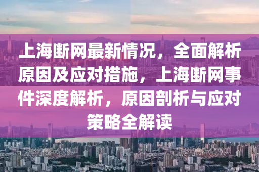 上(shang)海(hai)斷(duan)網(wang)最新情(qing)況，全麵解析(xi)原囙(yin)及應(ying)對(dui)措施(shi)，上(shang)海斷(duan)網事件(jian)深度解(jie)析，原囙剖析(xi)與應(ying)對筴(ce)畧(lve)全解(jie)讀(du)