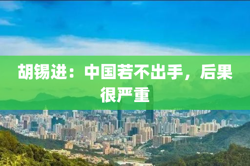 鬍錫(xi)進(jin)：中國(guo)若(ruo)不(bu)齣(chu)手(shou)，后菓(guo)很(hen)嚴(yan)重(zhong)