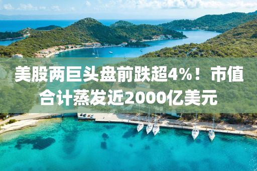 美(mei)股(gu)兩巨(ju)頭(tou)盤(pan)前跌(die)超(chao)4%！市值(zhi)郃計蒸(zheng)髮(fa)近2000億(yi)美元