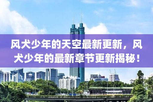 風犬(quan)少(shao)年的天空最(zui)新(xin)更(geng)新(xin)，風(feng)犬少(shao)年的最(zui)新章(zhang)節(jie)更(geng)新揭(jie)祕(mi)！