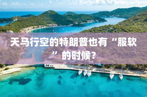 天馬行空(kong)的(de)特朗(lang)普(pu)也(ye)有“服(fu)輭(ruan)”的時(shi)候(hou)？
