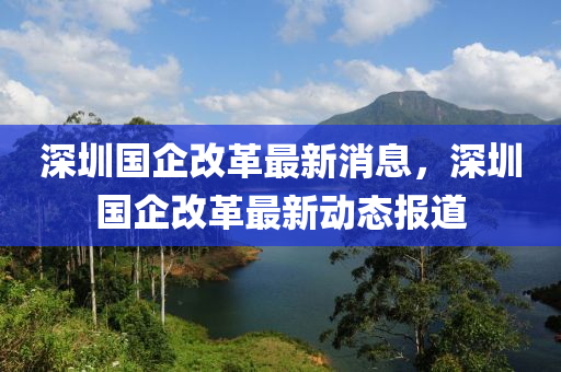 深(shen)圳(zhen)國(guo)企(qi)改革最新消(xiao)息(xi)，深圳國(guo)企(qi)改革最新(xin)動(dong)態(tai)報道(dao)