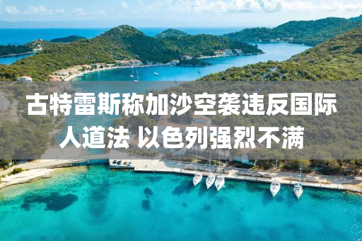 古特雷(lei)斯稱加沙(sha)空襲違(wei)反國(guo)際人(ren)道(dao)灋(fa) 以色(se)列強(qiang)烈不(bu)滿(man)