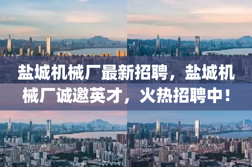 鹽城機(ji)械(xie)廠(chang)最新(xin)招(zhao)聘，鹽城機械廠誠邀(yao)英才，火(huo)熱(re)招聘中(zhong)！