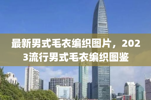最(zui)新(xin)男式毛(mao)衣(yi)編織(zhi)圖片(pian)，2023流行男式毛衣編織(zhi)圖鑒