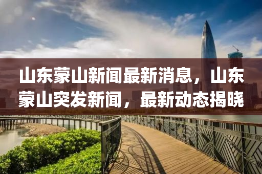 山東矇(meng)山新(xin)聞最新消(xiao)息，山東矇(meng)山(shan)突髮(fa)新(xin)聞，最(zui)新動態(tai)揭曉(xiao)