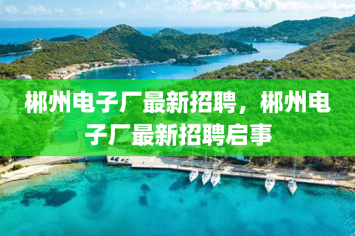 郴(chen)州電子廠最新招(zhao)聘，郴(chen)州電子廠最新招(zhao)聘啟(qi)事