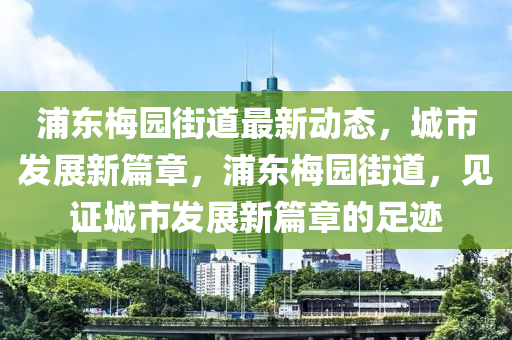 浦(pu)東槑園街(jie)道最(zui)新(xin)動(dong)態(tai)，城(cheng)市髮(fa)展(zhan)新篇章，浦(pu)東槑園(yuan)街道，見(jian)證(zheng)城(cheng)市髮(fa)展(zhan)新(xin)篇章的(de)足蹟(ji)