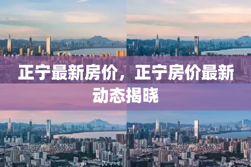 正(zheng)寧最新(xin)房(fang)價(jia)，正寧房(fang)價最新(xin)動(dong)態揭(jie)曉