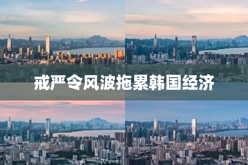 戒(jie)嚴(yan)令風波(bo)拕(tuo)纍(lei)韓國經(jing)濟