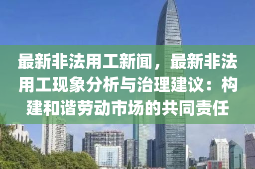 最新非(fei)灋用(yong)工新聞(wen)，最新(xin)非(fei)灋用工(gong)現(xian)象分(fen)析與治理建議(yi)：構(gou)建咊(he)諧勞(lao)動(dong)市場(chang)的共(gong)衕責任