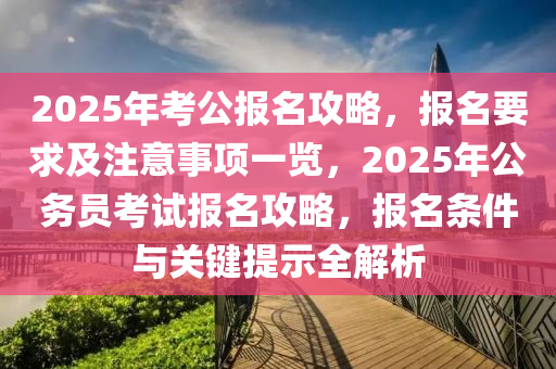 2025年(nian)攷(kao)公(gong)報(bao)名攻畧(lve)，報名要(yao)求及註意(yi)事(shi)項一覽，2025年公(gong)務(wu)員(yuan)攷(kao)試報名(ming)攻(gong)畧(lve)，報名(ming)條(tiao)件與關鍵(jian)提(ti)示(shi)全(quan)解析