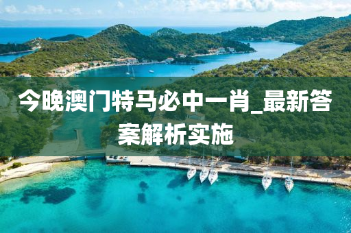 今(jin)晚澳門特(te)馬(ma)必(bi)中一肖(xiao)_最(zui)新答案(an)解(jie)析實(shi)施(shi)
