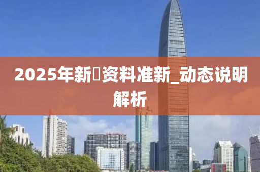 2025年新奧資料(liao)準新_動(dong)態(tai)説明(ming)解析