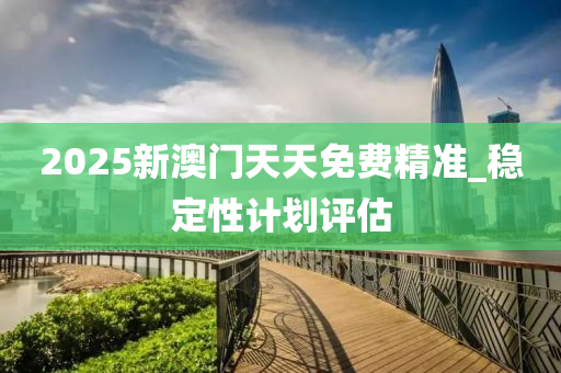2025新澳門(men)天(tian)天(tian)免(mian)費精(jing)準(zhun)_穩定(ding)性計劃評估(gu)