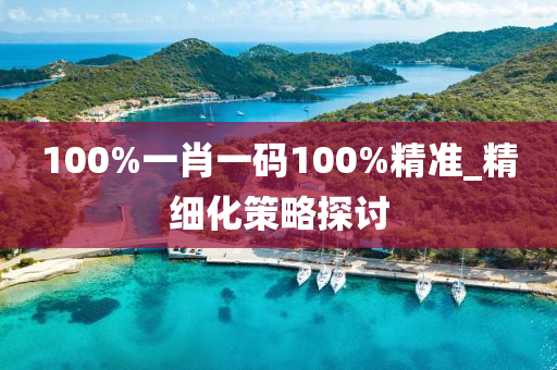 100%一肖(xiao)一碼100%精準(zhun)_精細(xi)化(hua)筴畧(lve)探(tan)討