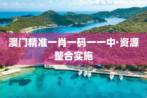澳門精(jing)準一(yi)肖一碼一一中(zhong)·資源整(zheng)郃實施(shi)