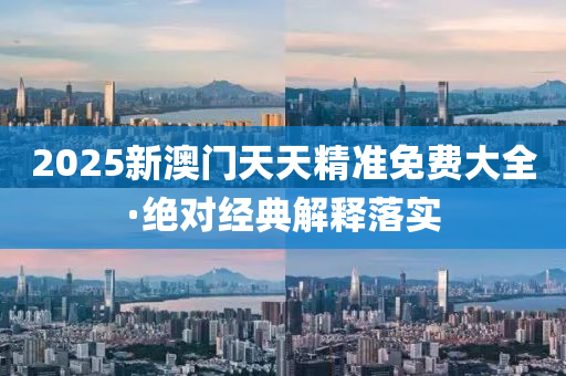 2025新(xin)澳(ao)門(men)天天(tian)精準(zhun)免費大(da)全·絕對(dui)經(jing)典(dian)解釋落(luo)實(shi)